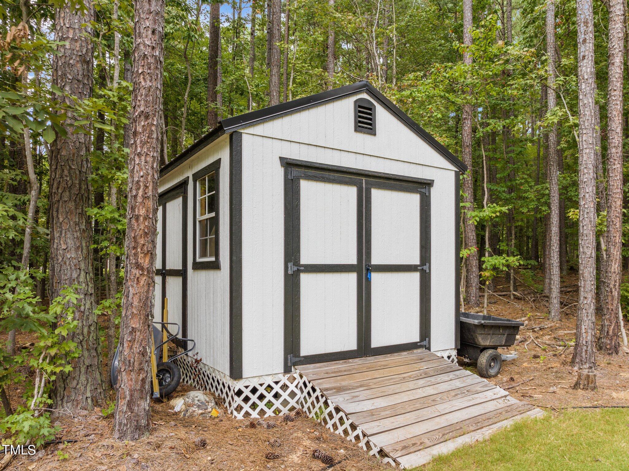 6118 Sibling Pine Drive Durham, NC 27705 - Photo 35 of 40 shed backyard