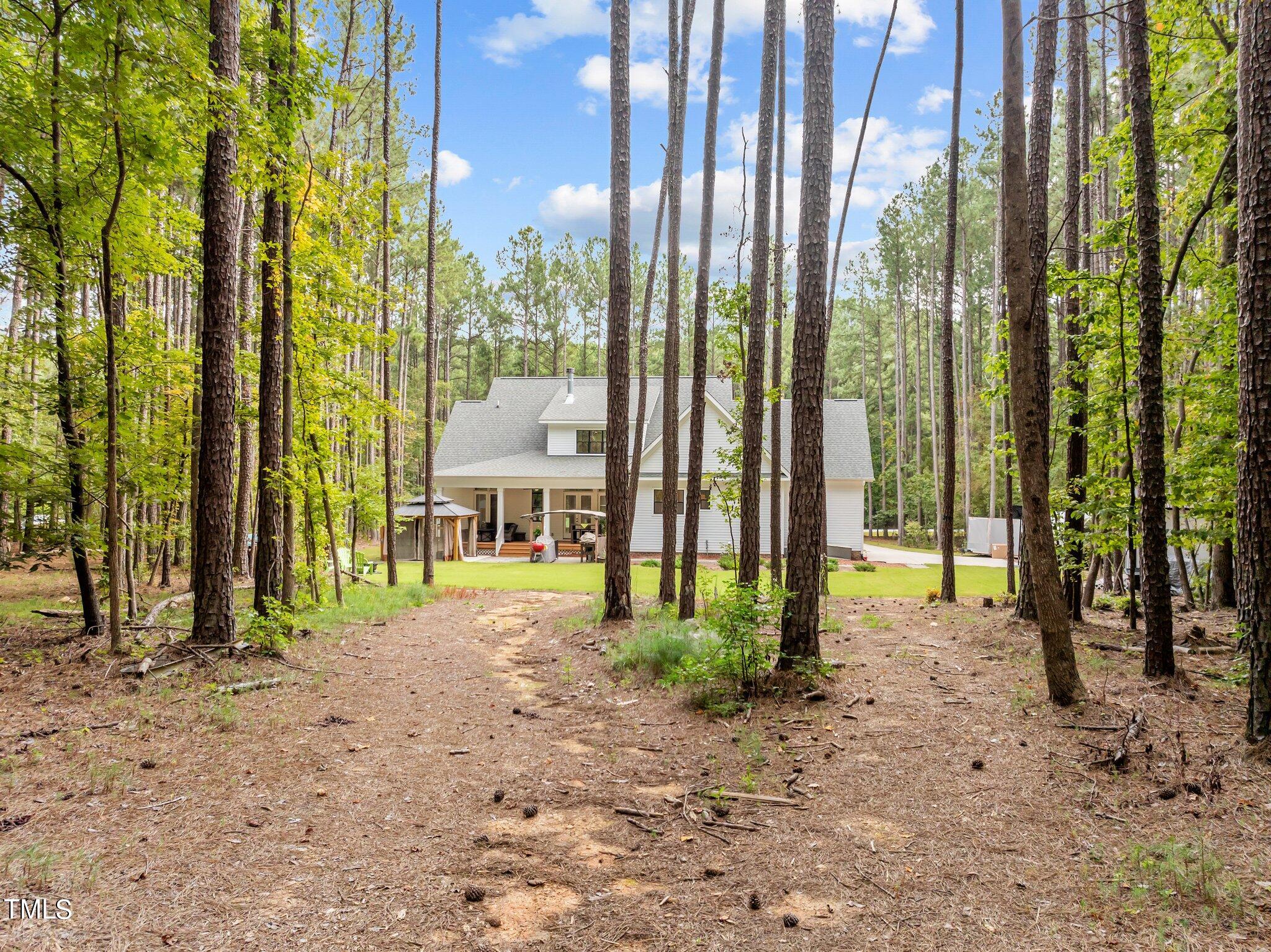 6118 Sibling Pine Drive Durham, NC 27705 - Photo 38 of 40 wooded backyard 2
