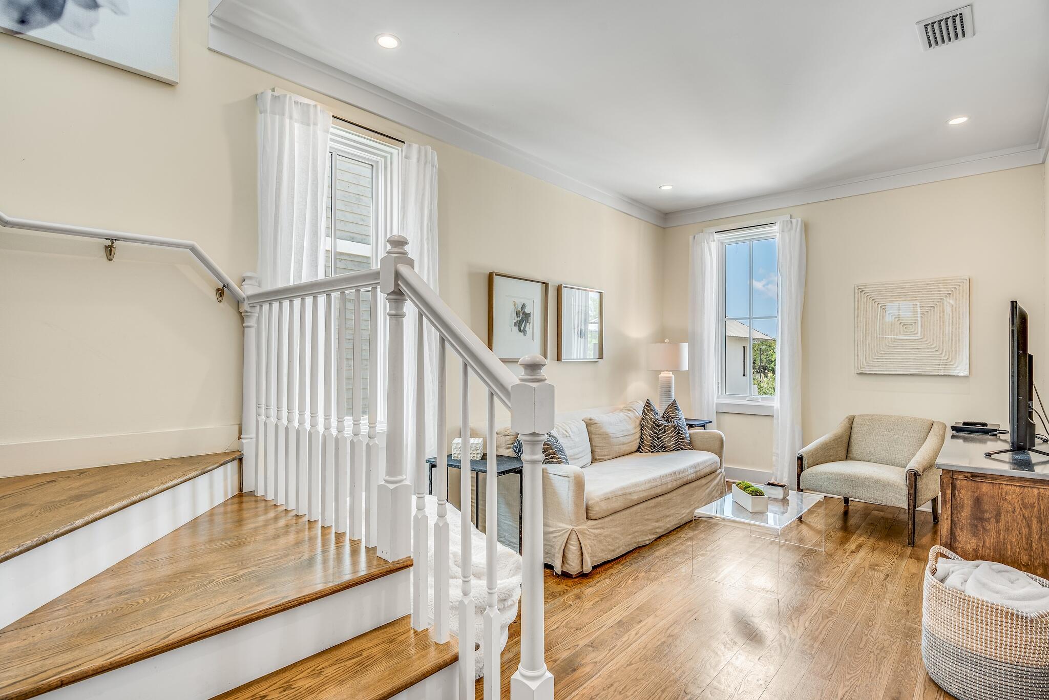 76 North Winston Ln Inlet Beach Inlet Beach, FL 32461 - Photo 14 of 48 a living room with furniture and a table