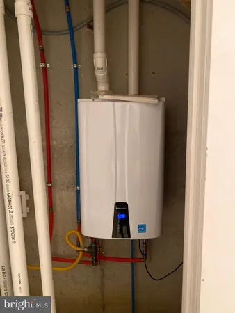 a room with storage and utility