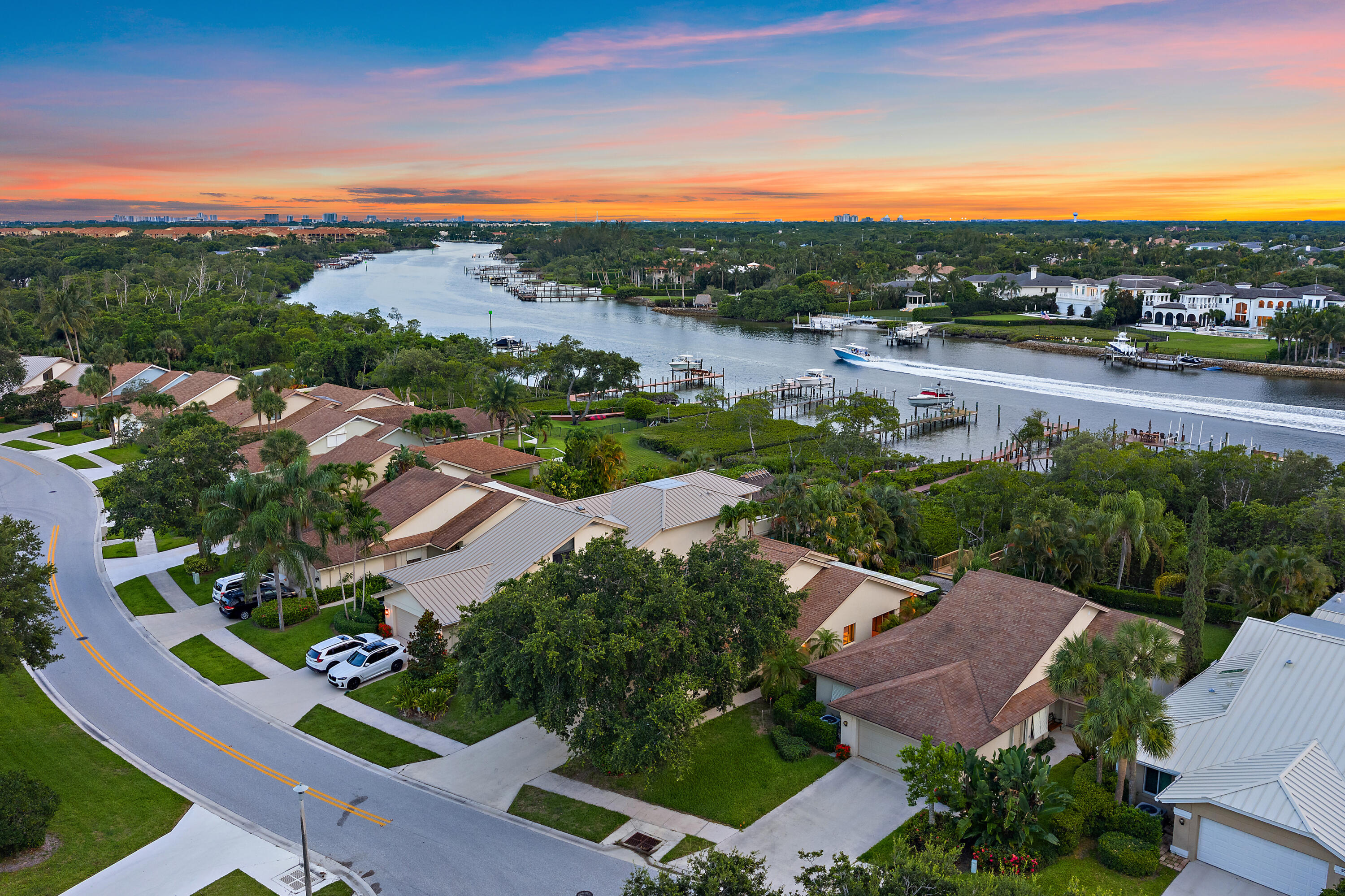 348 River Edge Road Jupiter, FL 33477 - Photo 19 of 30 a view of a city with a garden