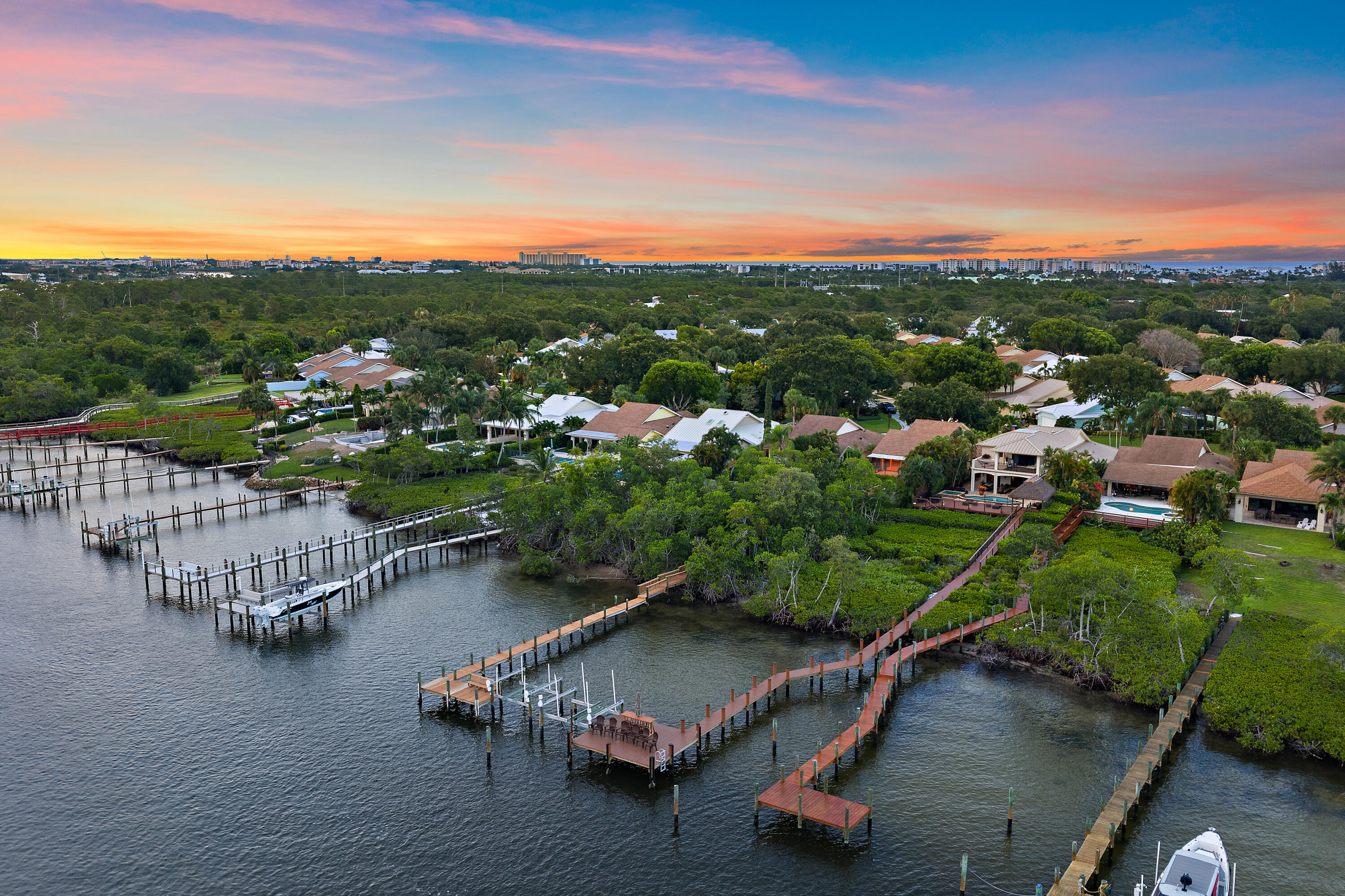 348 River Edge Road Jupiter, FL 33477 - Photo 21 of 30 a view of a city from a balcony
