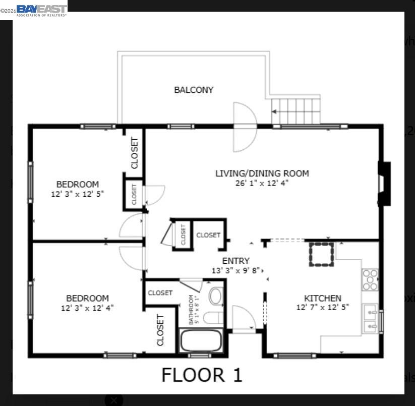 25325 Windfeldt Road Hayward, CA 94541 - Photo 5 of 7 1200 sqft. est. measured