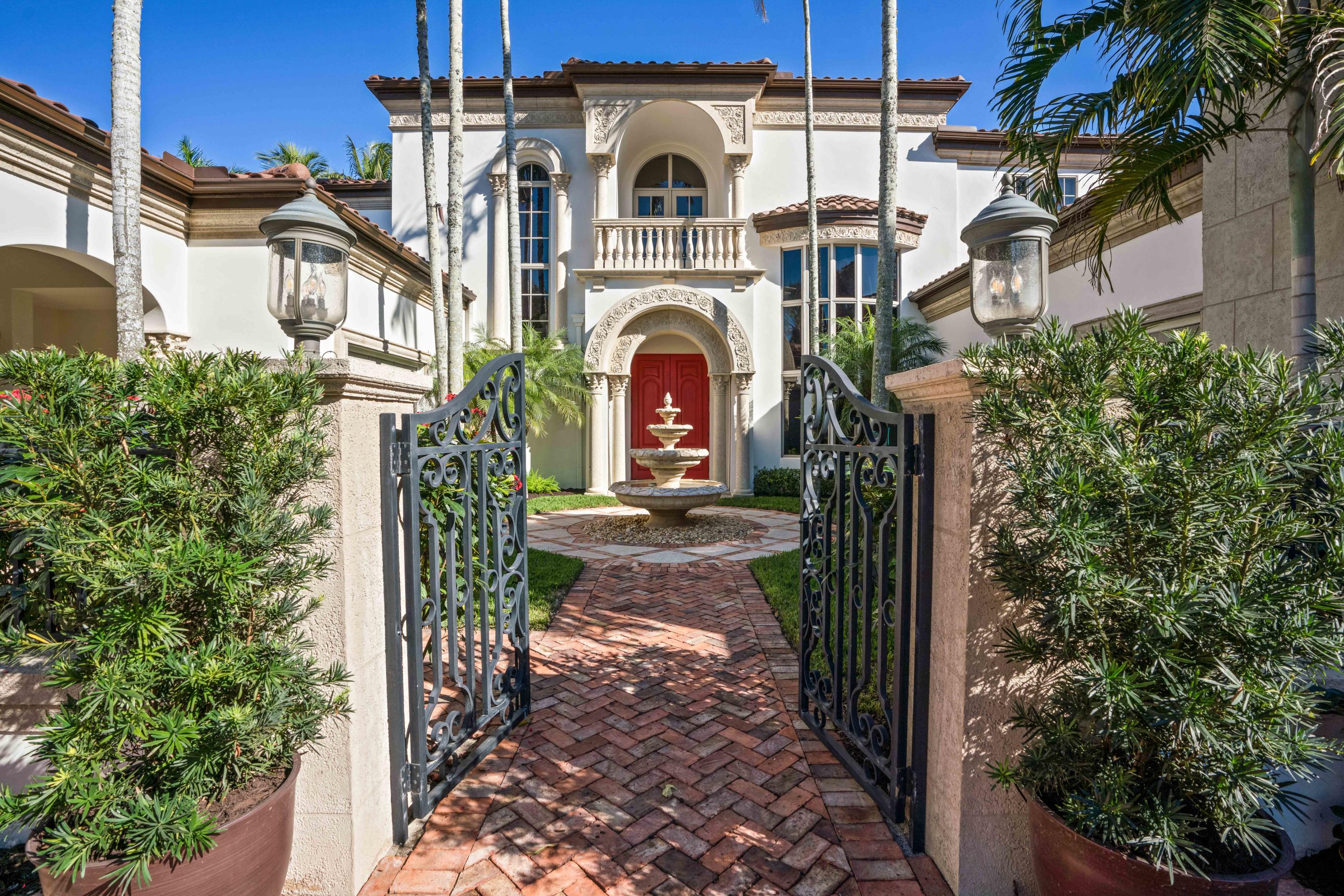 387 Eagle Drive Jupiter, FL 33477 - Photo 4 of 77 Wrought Iron Gated Entry