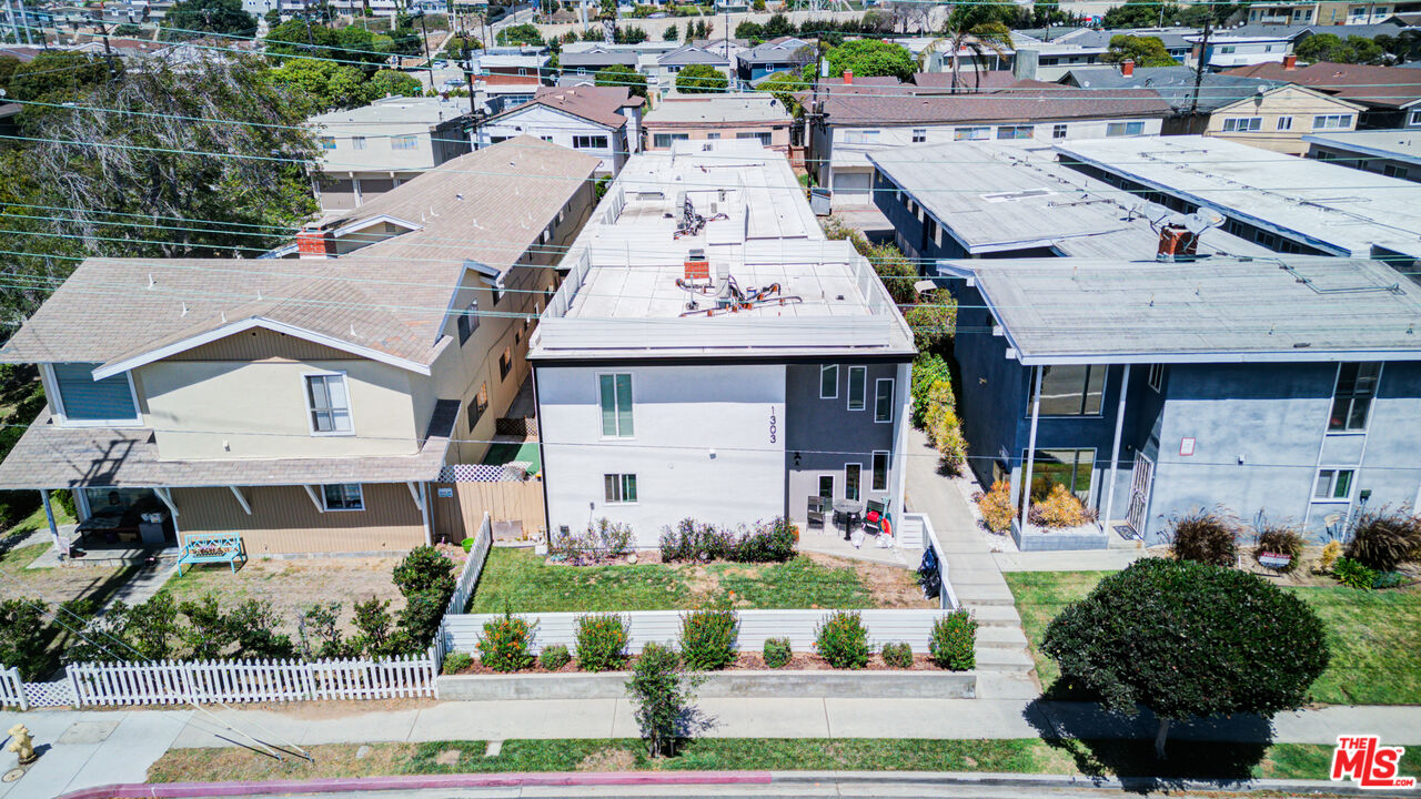 1303 Beryl Street Redondo Beach, CA 90277 - Photo 5 of 31 an aerial view of a house with a yard and plants