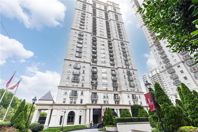 a front view of a building