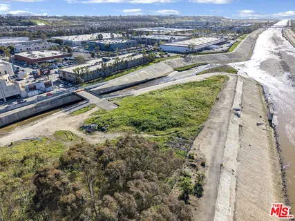 a view of a city and an ocean beach