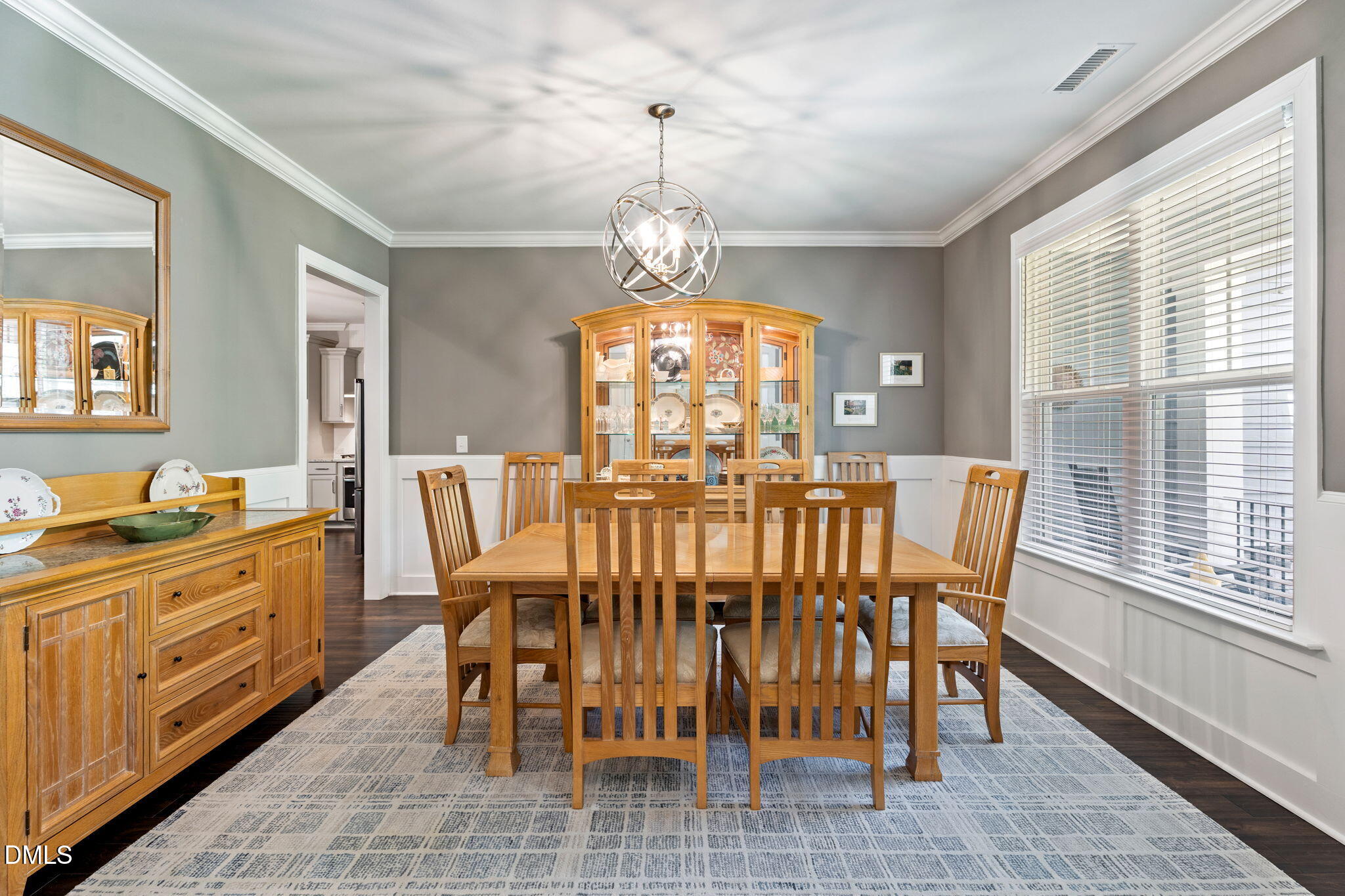 223 Colonial Ridge Drive Pittsboro, NC 27312 - Photo 5 of 47 a view of a dining room with furniture window and wooden floor