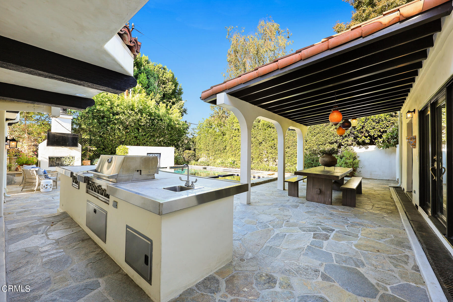 431 Prospect Circle South Pasadena, CA 91030 - Photo 12 of 20 a view of kitchen with furniture and outdoor shower