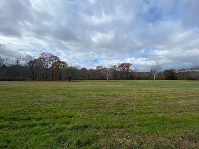 a view of outdoor space with green field