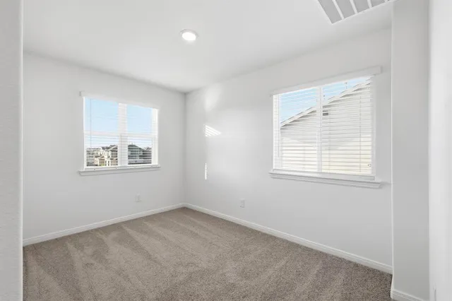 a close up view of racks on the wall