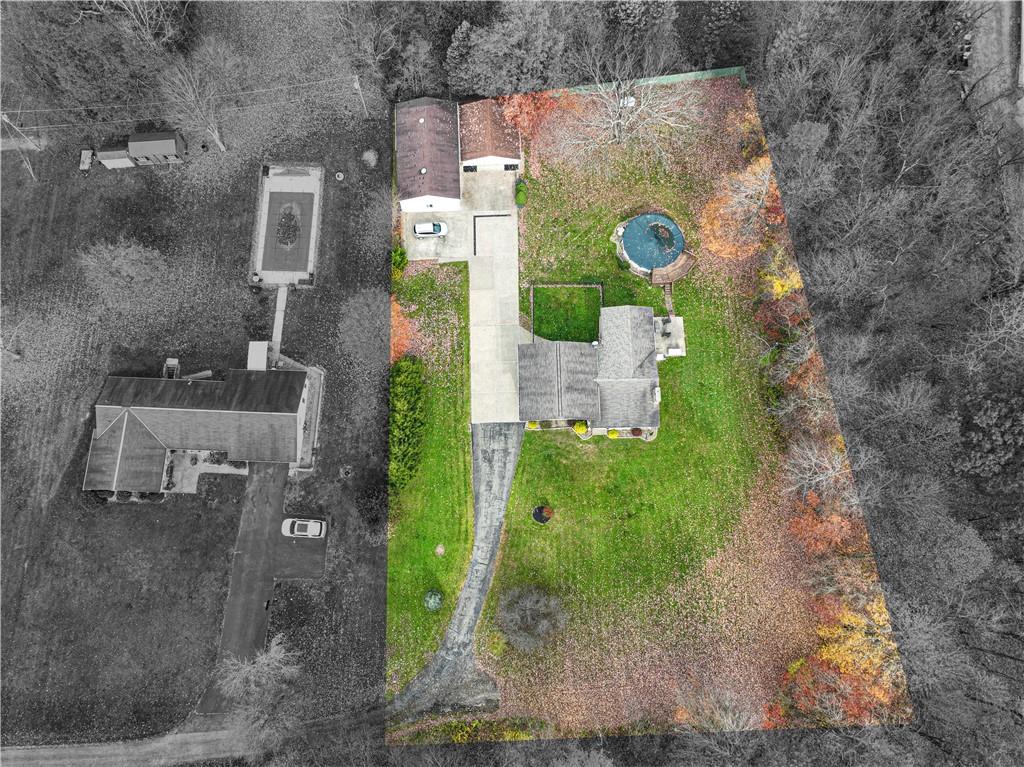 178 Kaider Road Uniontown, PA 15401 - Photo 17 of 17 an aerial view of residential house with outdoor space