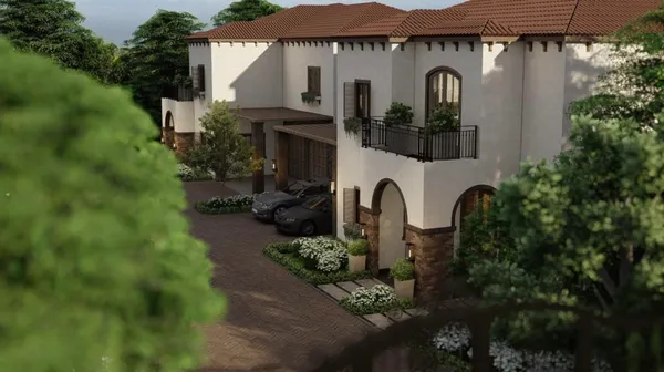 an outdoor view of house
