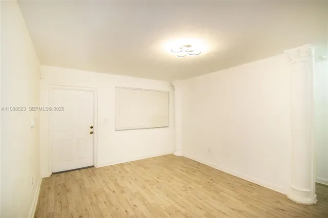 a view of empty room