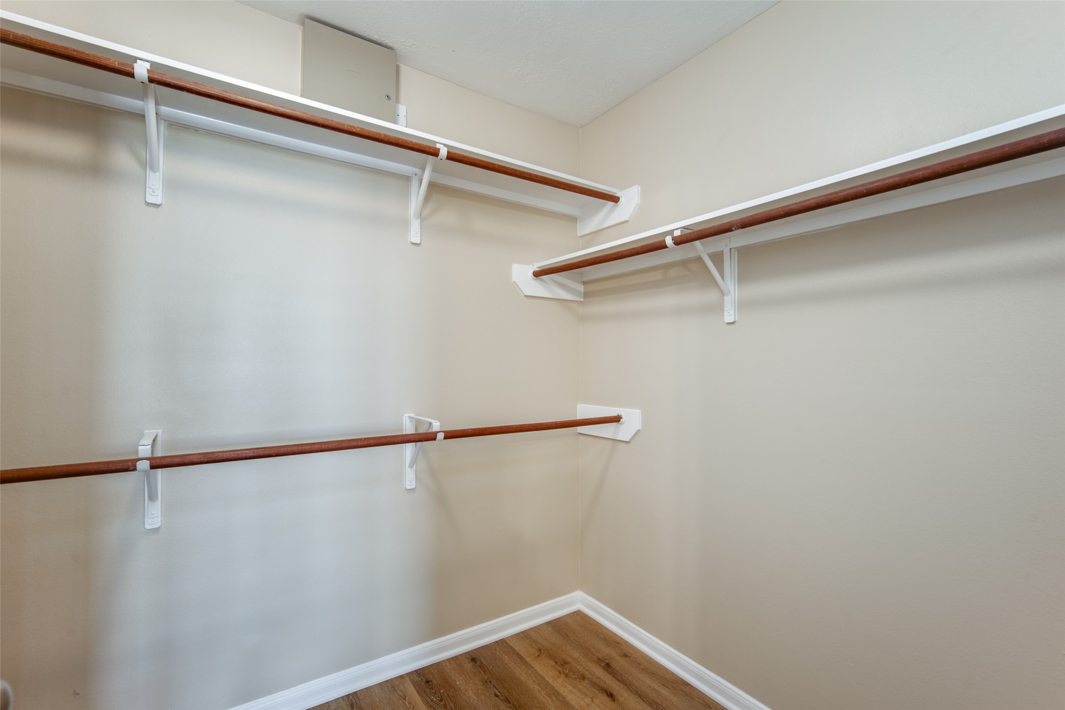 14510 Windmill Meadows Court Houston, TX 77082 - Photo 28 of 39 a view of a room with racks on the wall