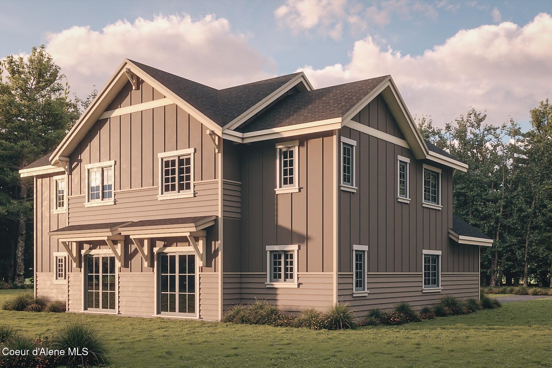 1651 Irvine Way Sandpoint, ID 83864 - Photo 2 of 14 Back & Side Exterior Rendering