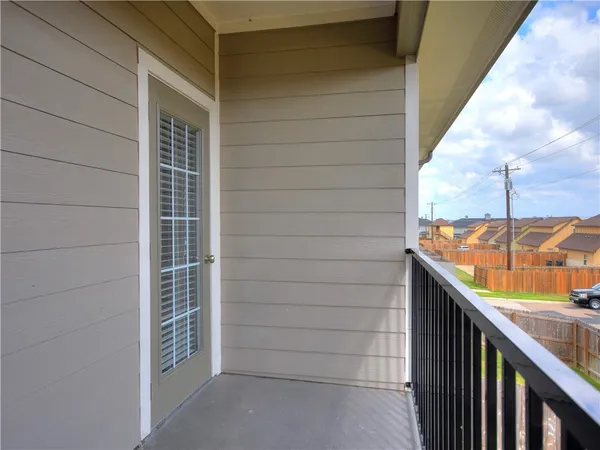 a view of balcony