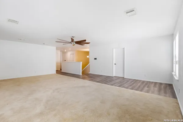 a view of a livingroom with a fireplace