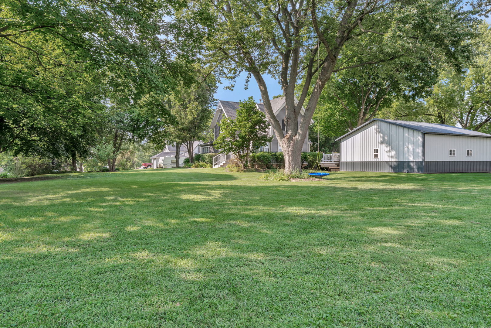 313 East George Street Odell, IL 60460 - Photo 11 of 44 a view of a house with a yard