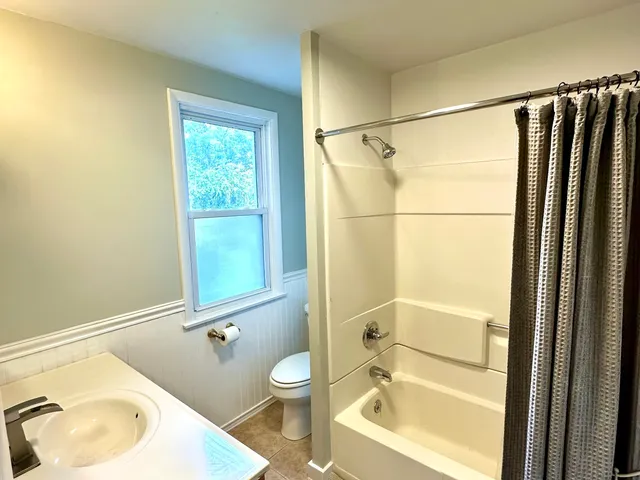 a bathroom with a sink and a bathtub
