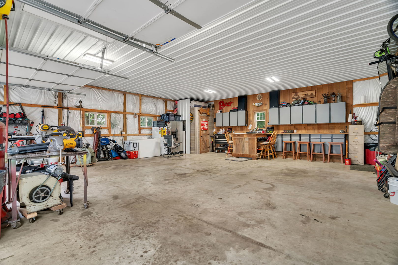 313 East George Street Odell, IL 60460 - Photo 43 of 44 a view of a storage room with gym equipment