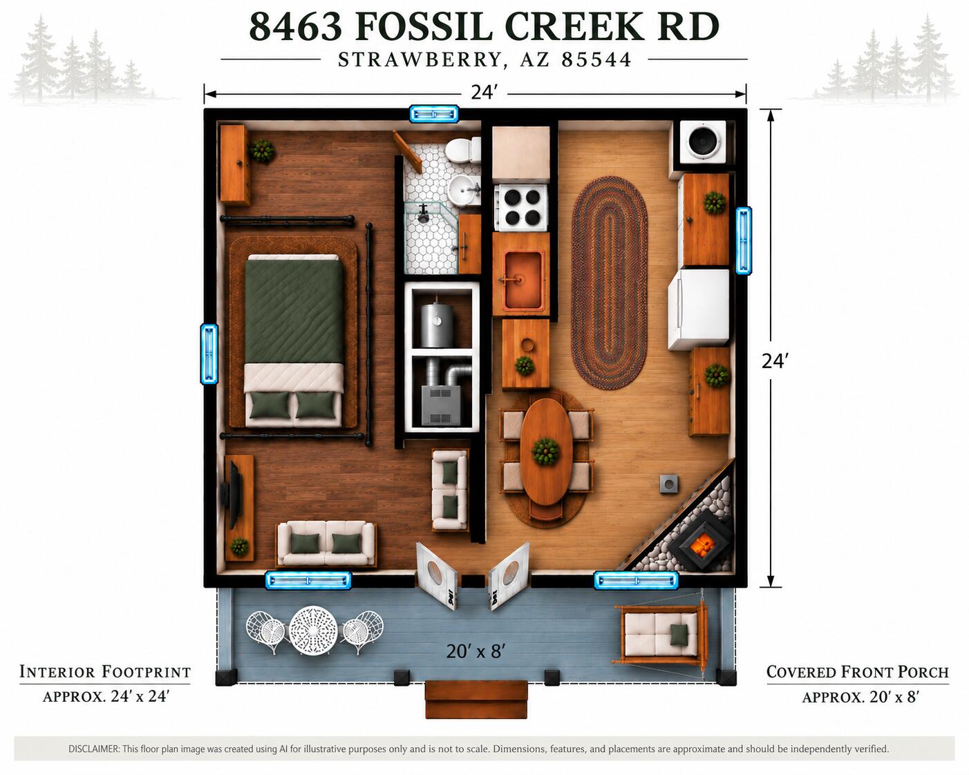 8463 Fossil Creek Road Strawberry, AZ 85544 - Photo 30 of 31 Gallery Image 30