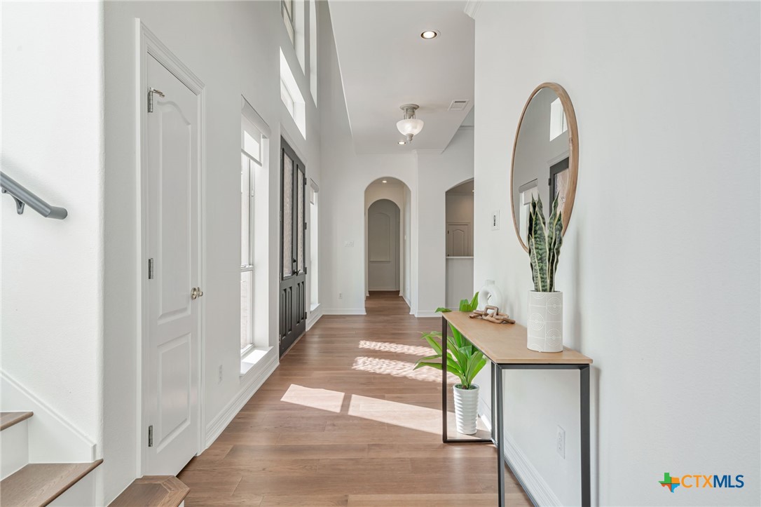 200 Tovas Secret Cove Georgetown, TX 78628 - Photo 13 of 31 a front view of a house with garden