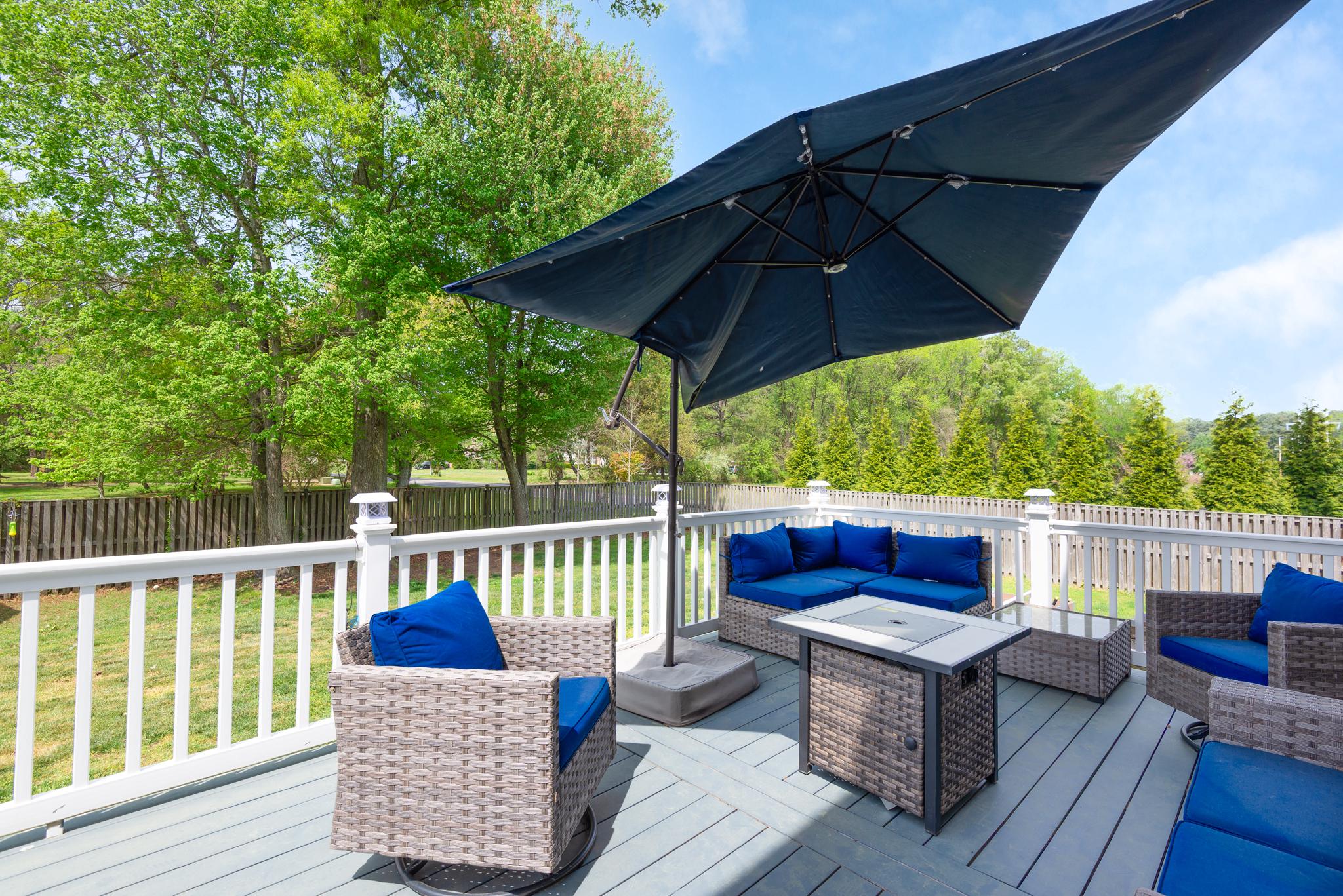 1709 Cattail Commons Way Denton, MD 21629 - Photo 35 of 36 Large Trex deck with stylish seating area.