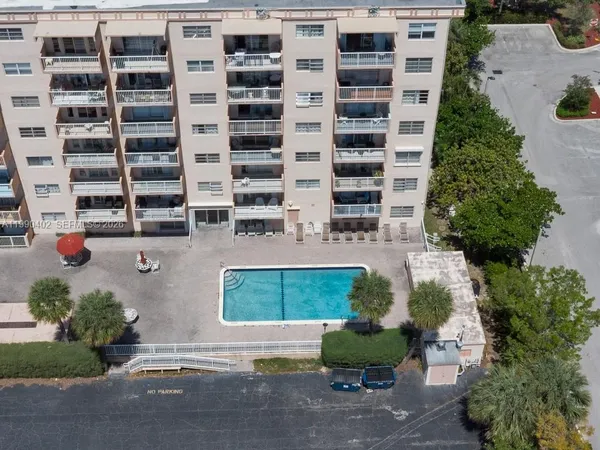 a front view of a building