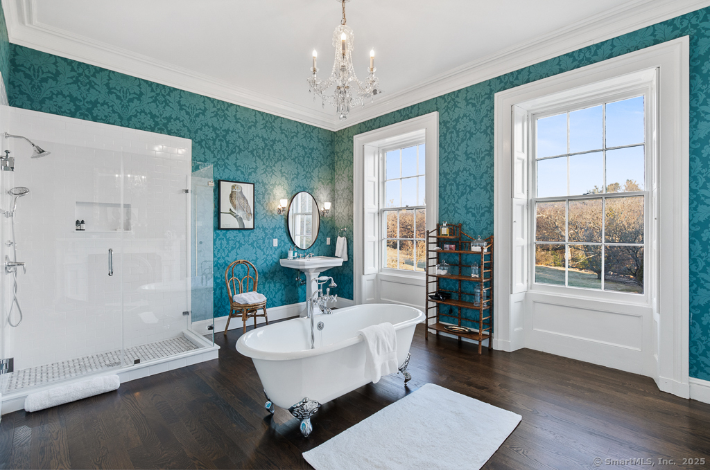 114 Walkley Hill Road Haddam, CT 06438 - Photo 19 of 28 a living room with furniture and a wooden floor