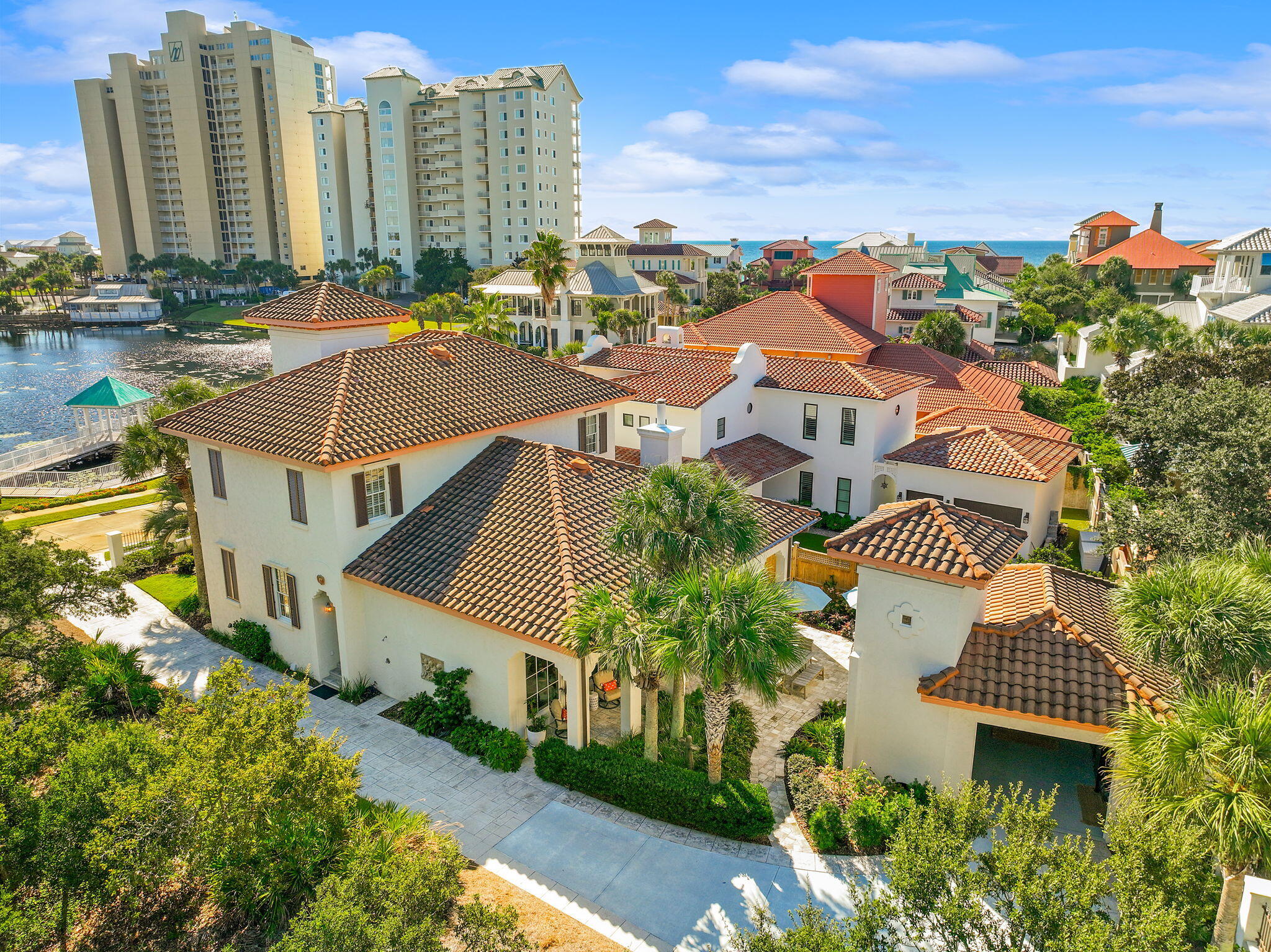 286 Rue Caribe Miramar Beach, FL 32550 - Photo 54 of 79 a view of a city with tall buildings
