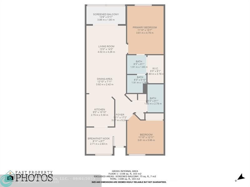 9551 Weldon Circle, Unit E311 Tamarac, FL 33321 - Photo 37 of 64 a picture of a bench in front of a wall