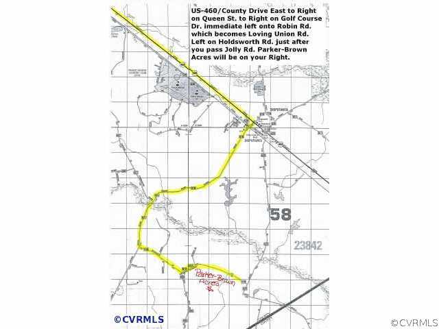 Lot 1 Holdsworth Road Disputanta, VA 23842 - Photo 3 of 4 Other - Directions