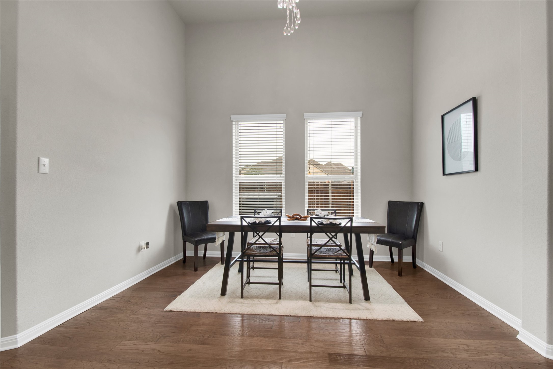 13601 Larrys Lane Manchaca, TX 78652 - Photo 7 of 40 Dining room with dark wood flooring