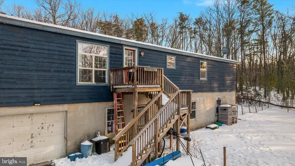 a view of lake and mountain
