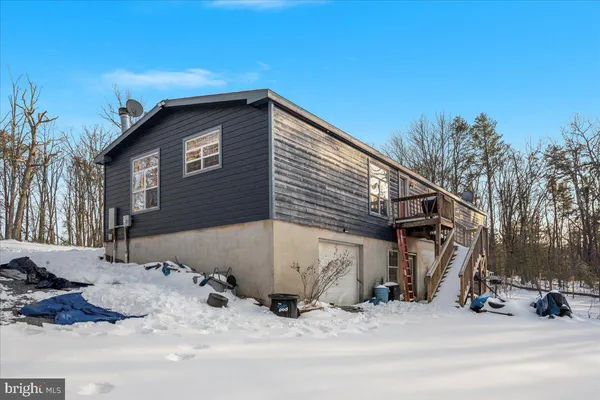 a view of lake with mountain