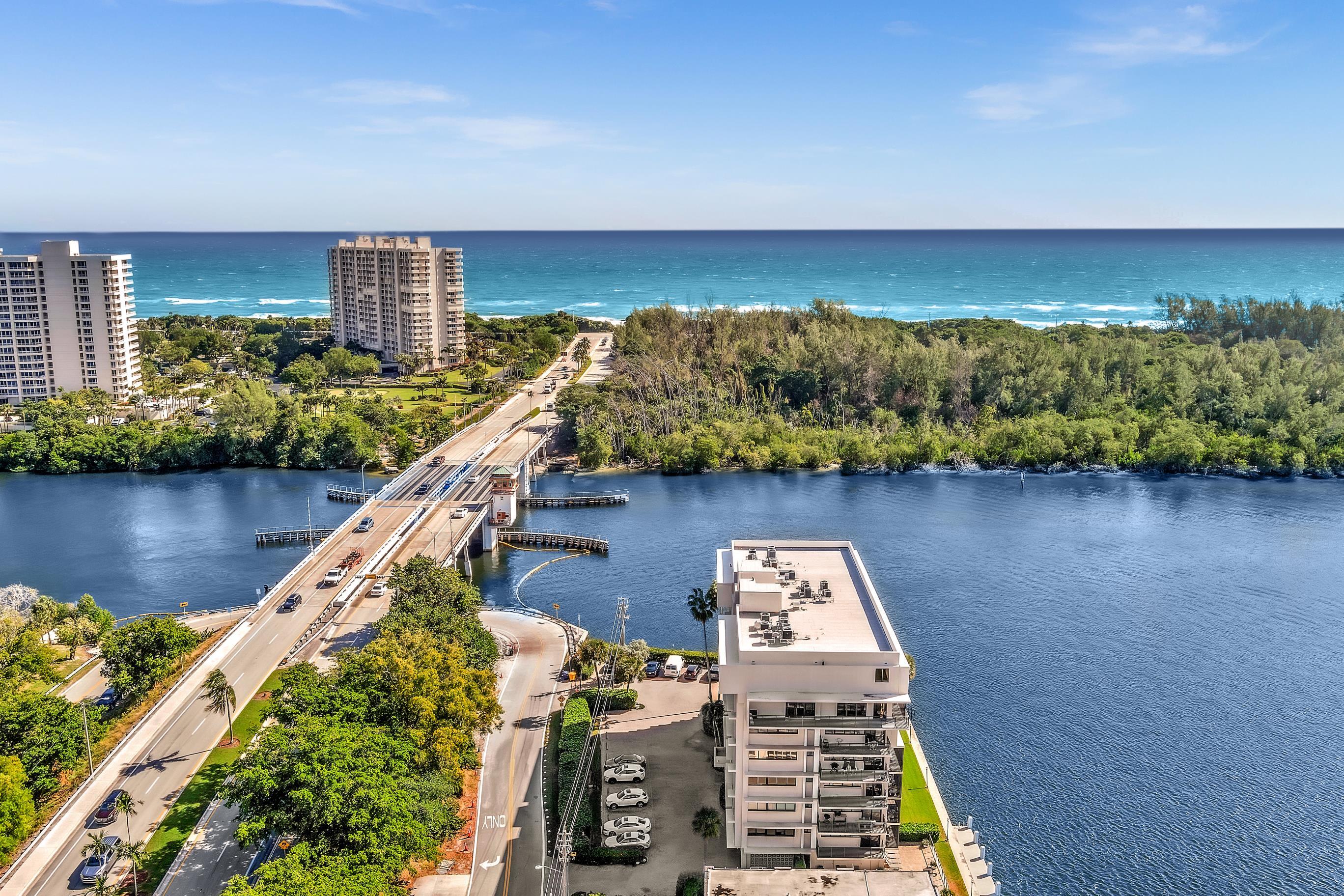 900 Northeast Spanish River Boulevard, Unit 4E Boca Raton, FL 33431 - Photo 3 of 26 a view of building with ocean view