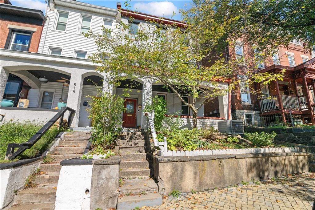 520 Knoll Street Pittsburgh, PA 15212 - Photo 46 of 47 a front view of a house with garden