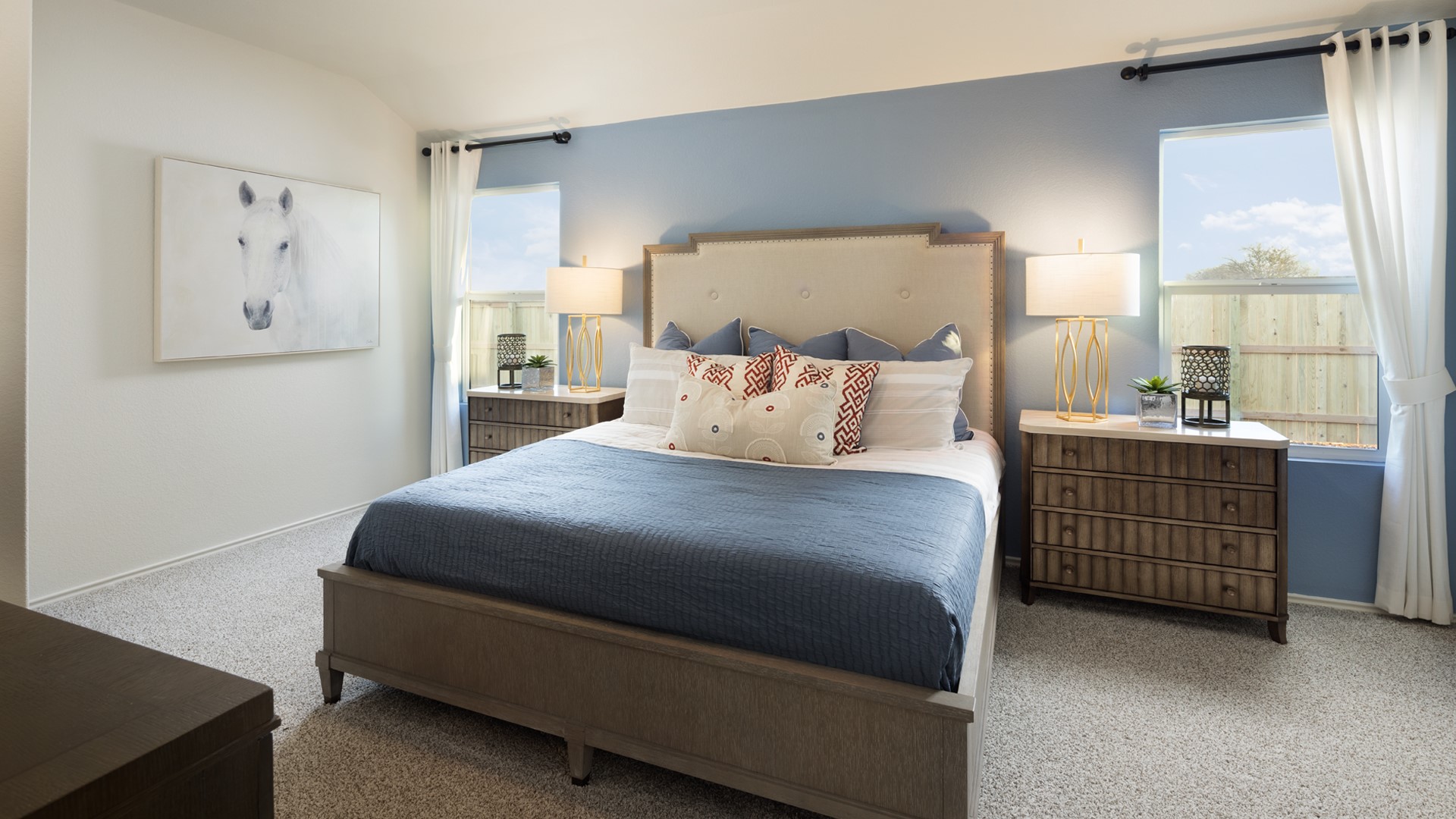 17900 Nashville Warbler Road Pflugerville, TX 78660 - Photo 19 of 19 a bedroom with a bed dresser and a window