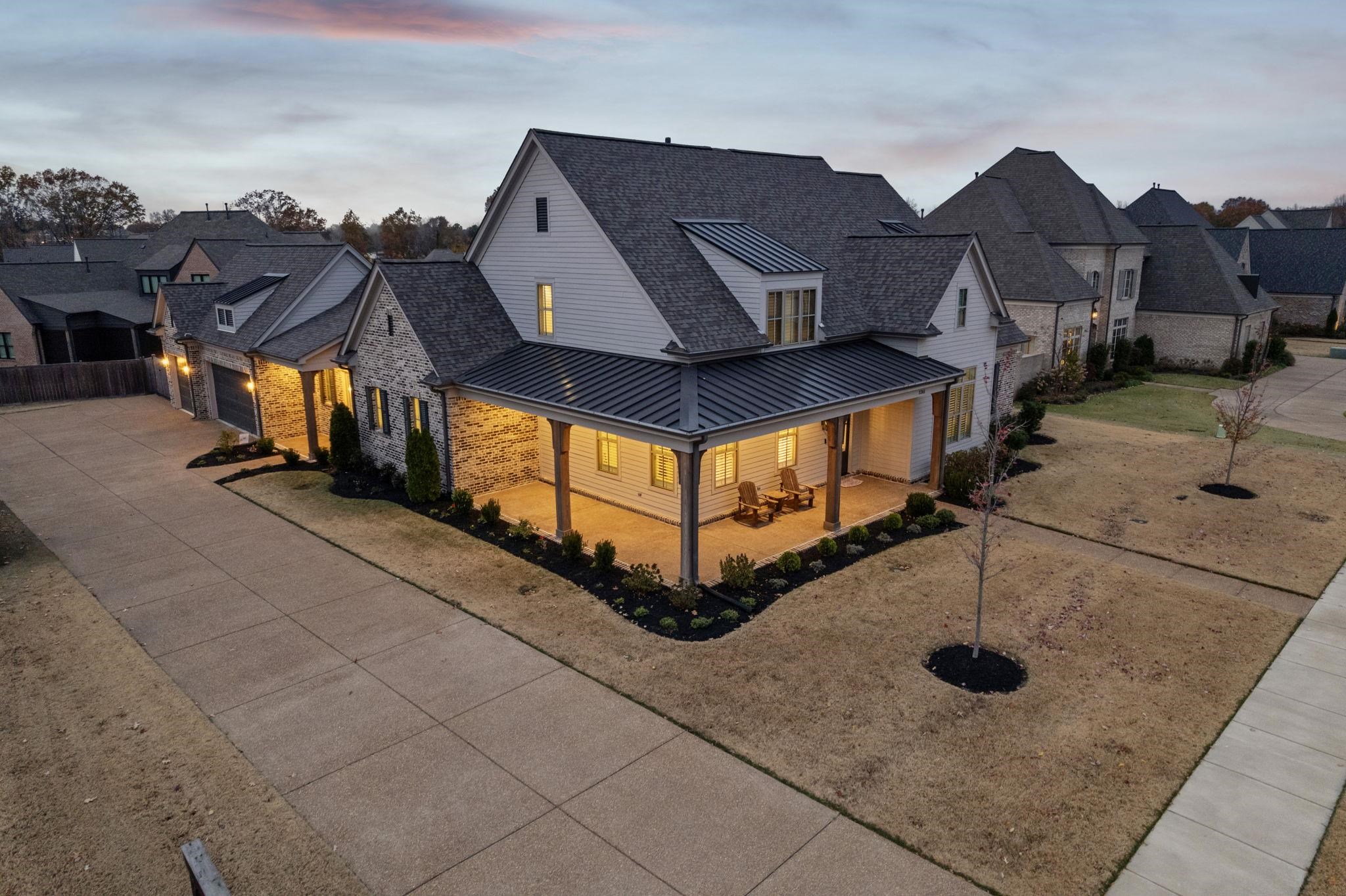 3361 Bailey Station Road Collierville, TN 38017 - Photo 39 of 40 a view of a house with many windows