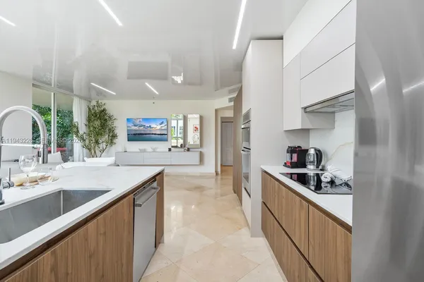 a view of counter top space