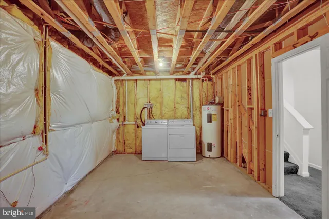a view of a storage room