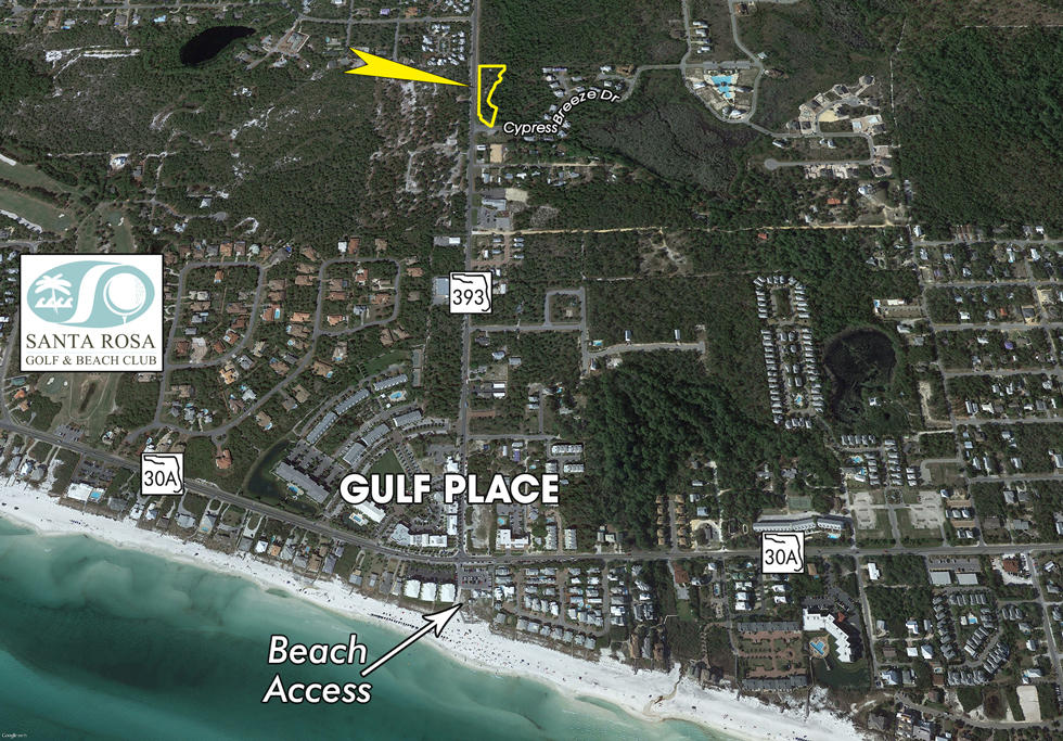 Lot 3 South Co Highway Santa Rosa Beach, FL 32459 - Photo 2 of 13 Cypress-Breeze-aerial-2