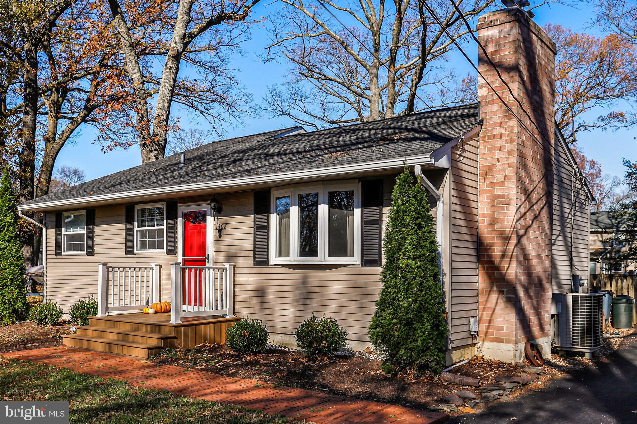1308 Carroll Road Severna Park, MD 21146 - Photo 7 of 35 Newer front porch & updated landscaping