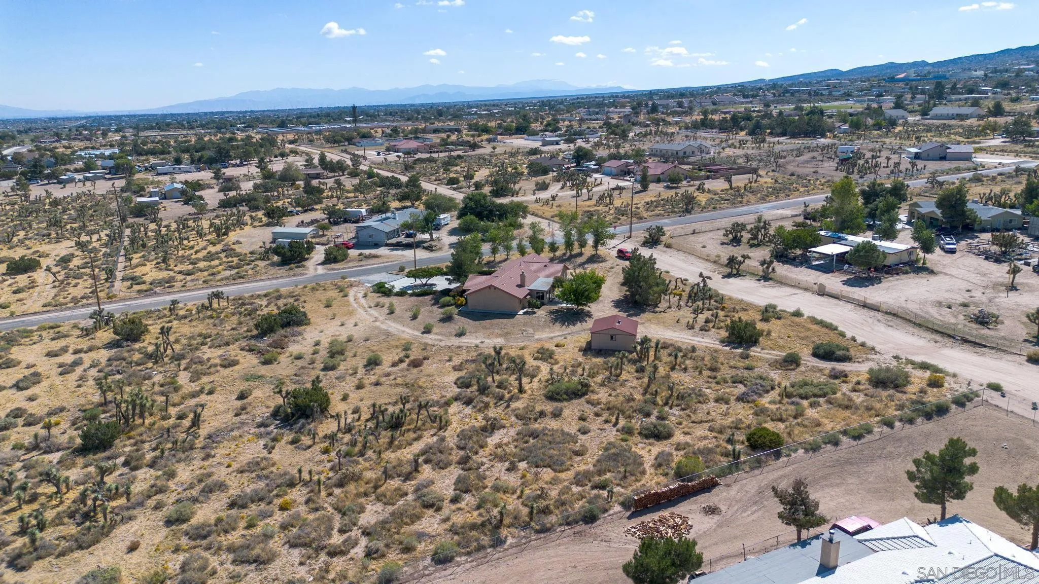 9520 Lebec Road Phelan, CA 92371 - Photo 25 of 27 an aerial view of a
