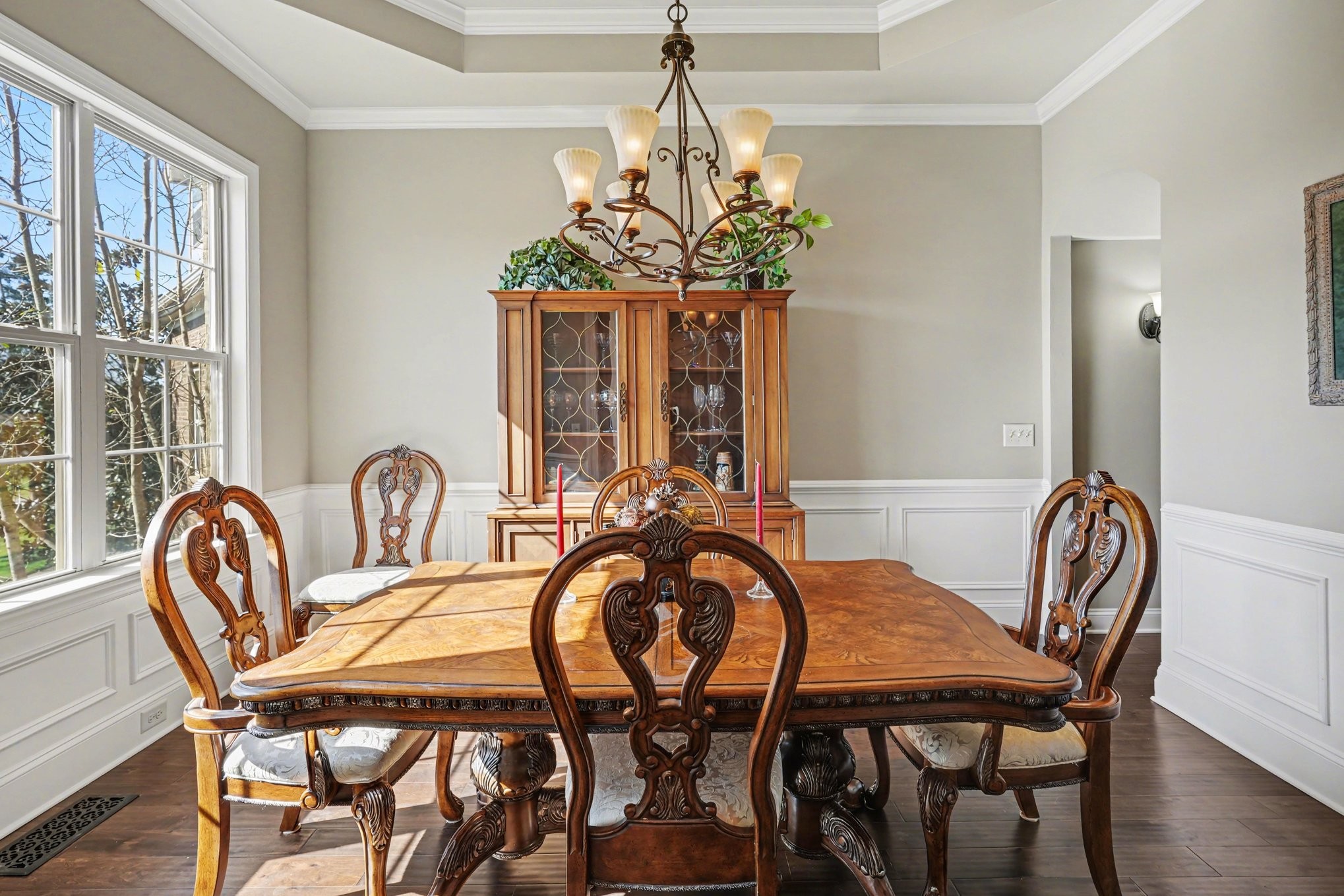 5094 Moss Road Nashville, TN 37221 - Photo 14 of 29 a view of a dining room with furniture window and wooden floor