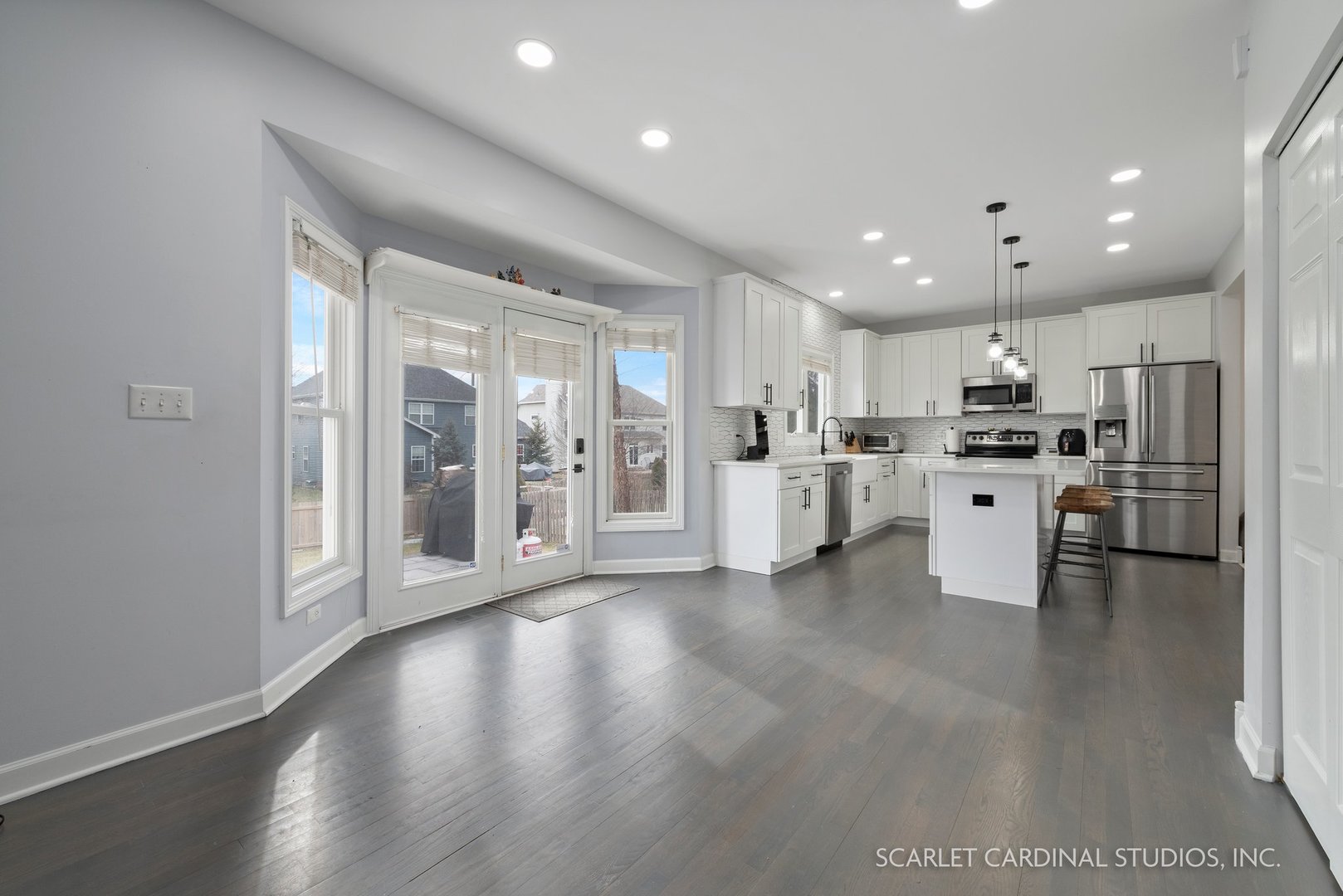 184 Prescott Drive Bartlett, IL 60103 - Photo 9 of 30 a view of kitchen with wooden floor