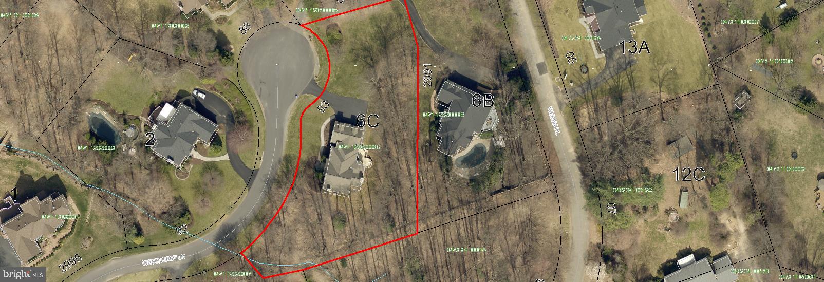 2993 Westhurst Lane Oakton, VA 22124 - Photo 37 of 37 Tax map - aerial view