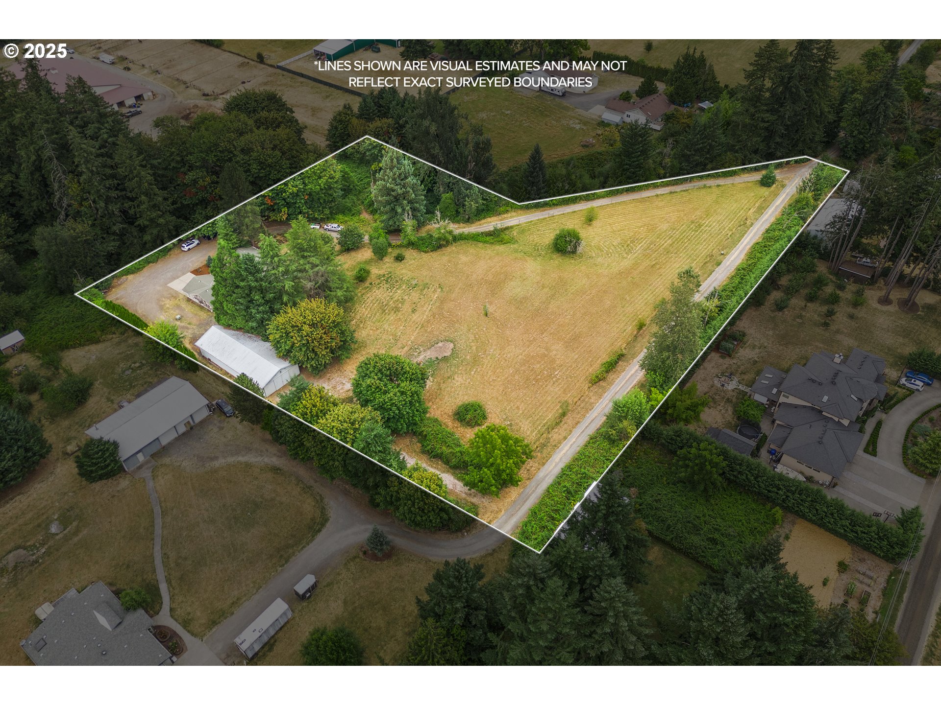 20154 Southeast Foster Road Damascus, OR 97089 - Photo 31 of 40 a view of a swimming pool with a yard