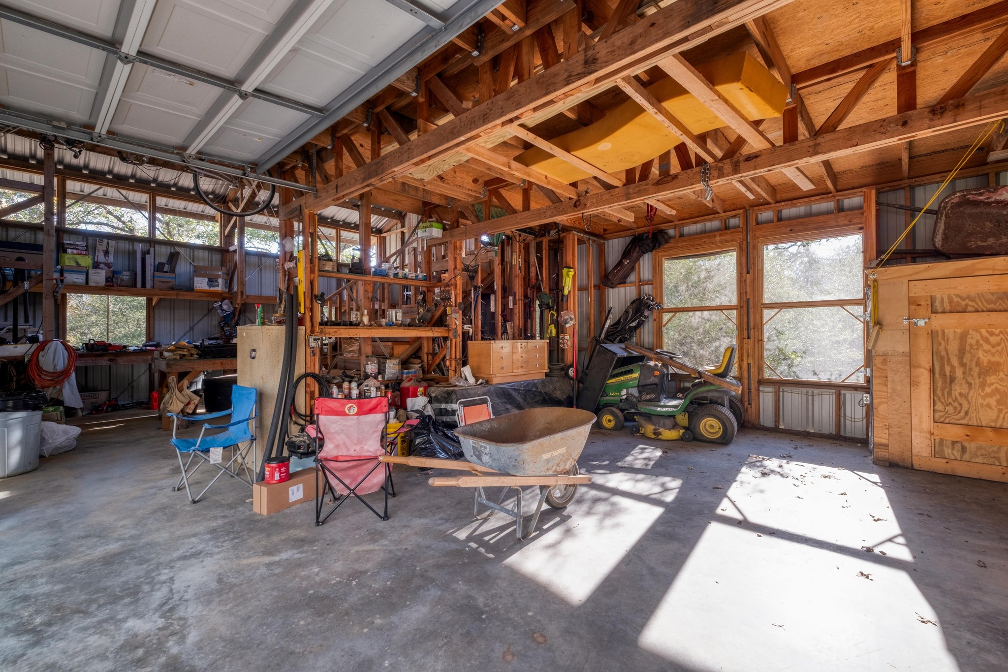 123 Bowie Trail Luling, TX 78648 - Photo 39 of 39 a view of a room with wooden ceiling
